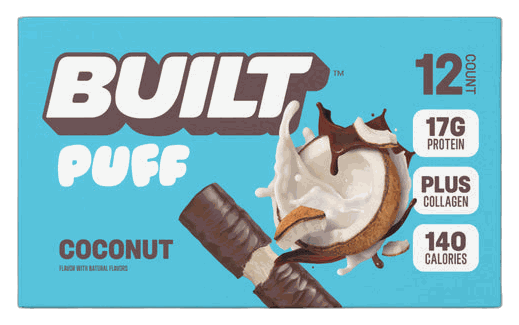 Built Bar Coconut Puffs 12ct