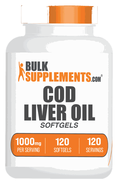 BulkSupplements Cod Liver Oil Softgels