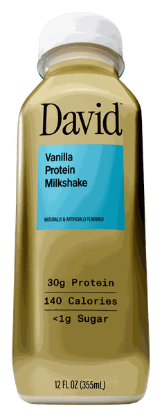David Protein Vanilla Protein Milkshakes