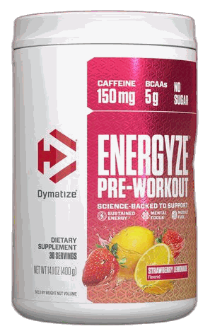 Dymatize Energyze Pre Workout Strawberry Lemonade