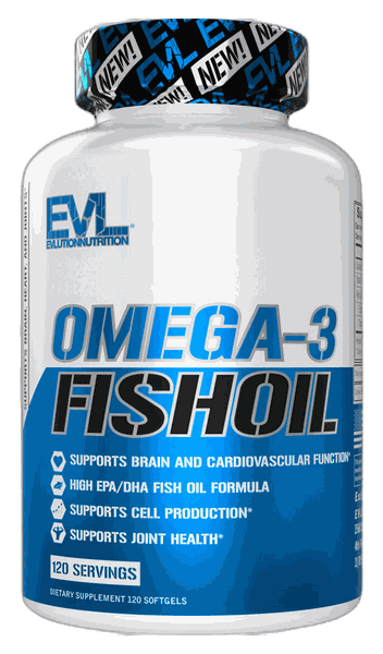 EVL Nutrition Evlution Fish Oil Softgels