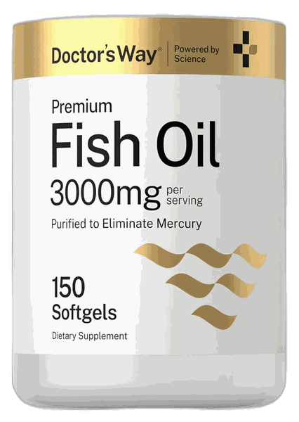 Horbaach Fish Oil 3000mg Per Serving 150 Softgels