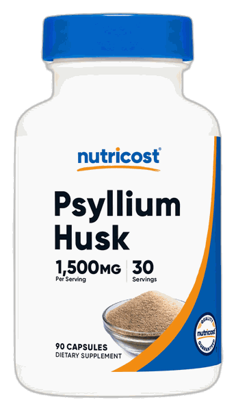 Nutricost Psyllium Husk 500mg 500 Capsules