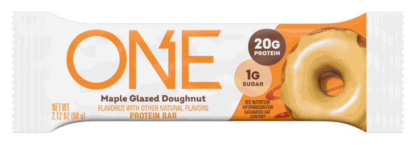 One Brands One Bars Maple Glazed Doughnut Flavored Protein Bar 2.12oz