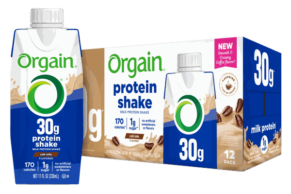 Orgain 30g Protein Shake Cafe Latte