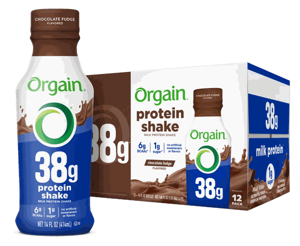 Orgain 38g Protein Shake Chocolate Fudge