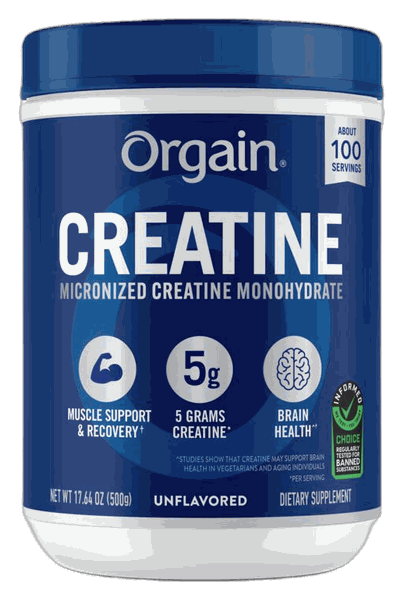 Orgain Creatine Monohydrate Micronized Powder