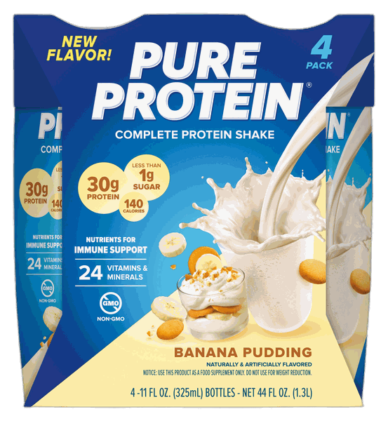 Pure Protein Banana Pudding Complete Protein Shake