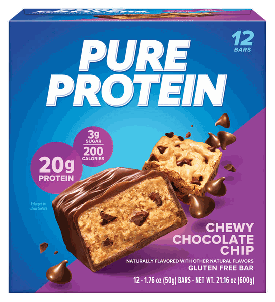 Pure Protein Chewy Chocolate Chip Protein Bar
