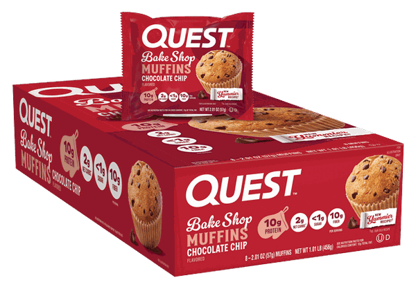 Quest Bake Shop Chocolate Chip Muffins