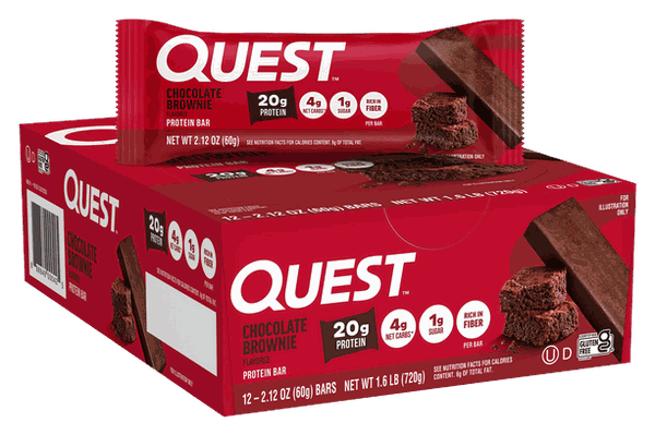Quest Chocolate Brownie Protein Bars