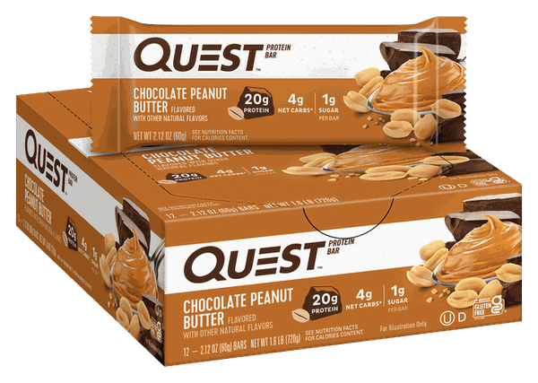Quest Chocolate Peanut Butter Protein Bar