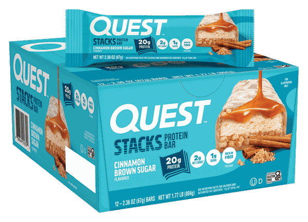 Quest Cinnamon Brown Sugar Stacks Bars