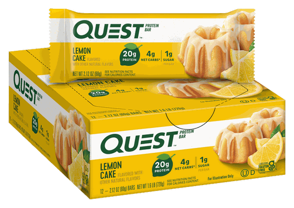 Quest Lemon Cake Protein Bars