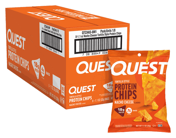Quest Nacho Cheese Tortilla Style Protein Chips