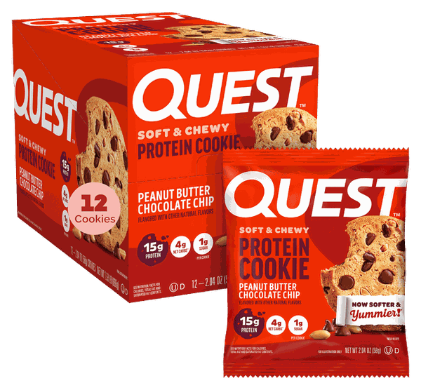 Quest Peanut Butter Chocolate Chip Protein Cookies