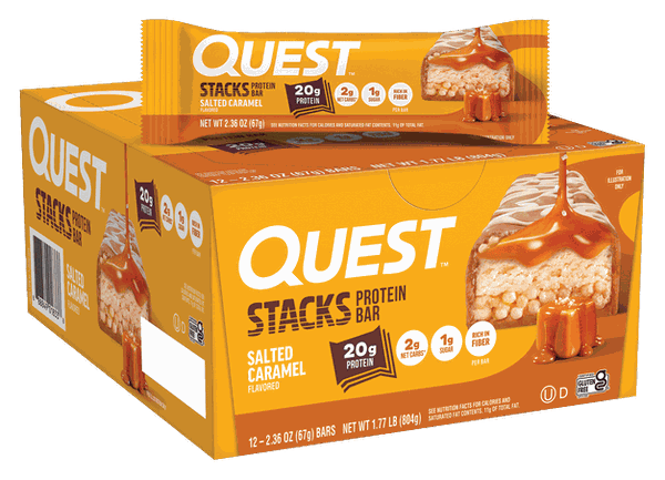 Quest Salted Caramel Stacks Bars