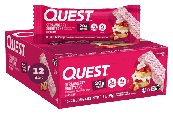 Quest Strawberry Shortcake Protein Bar