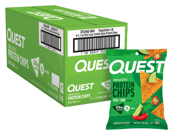 Quest Chili Lime Tortilla Style Protein Chips