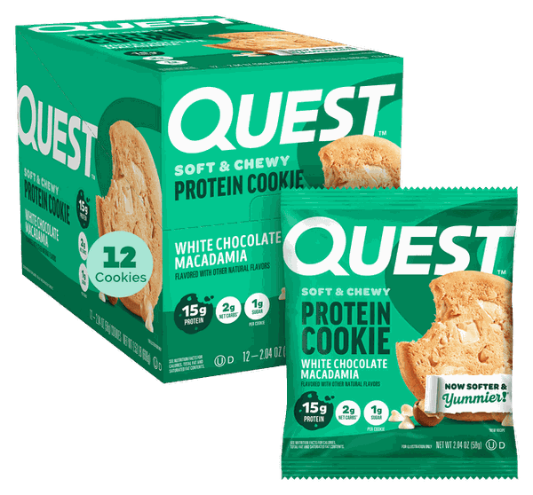 Quest White Chocolate Macadamia Protein Cookies