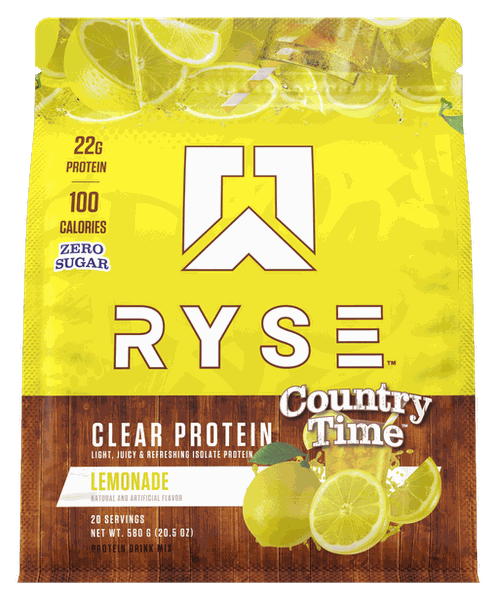 RYSE Clear Protein tub